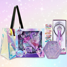 小马宝莉电动发光玩具魔法棒女孩手镯环公主儿童仙女棒魔法棒冰雪奇缘魔法套装儿童公主仙女棒女孩 儿童饰品大礼包