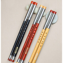 傣竹之韵木横吹双管巴乌 F调+降B调 G+C 演奏型正反手通用品质定制款 反手请备注型号