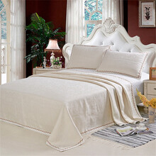 席韵家纺【裸睡佳选】 汉麻凉席三件套 可折叠亚麻席单人宿舍席子 米黄玉烛新 1.2m床适用(实发1.5*2.0m)