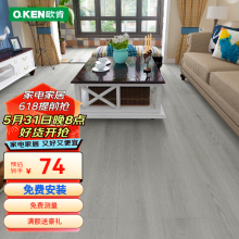 欧肯（O.KEN） 强化复合家用 12mm环保地板防水耐磨客厅卧室现代地暖复合木地板 水洗基材A06包安装