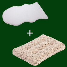 中西Midwest宠物狗窝垫子秋冬款冬季保暖小中大型犬睡觉用 L平垫+仿兽皮