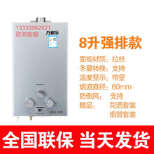 燃气热水器家用天然气强排即热式液化气煤气6升8升10升12L可第 8升强排款+烟管：不包安装 液化石油气