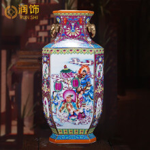 中国 乾隆年製 粉彩 花鳥文 六角瓶 V 2990B melodiapet.com.br