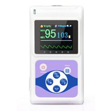 力康婴儿血氧仪医用新生儿早产儿捆绑式60D血氧检测仪宝宝脉搏心率监测仪 YWH 电池版婴儿血氧仪(配硅胶捆绑探头）