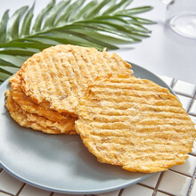 青岛碳烤蜜汁鱼片500g零食小吃即食深海特产非舟山鳕鱼片安康鱼片 袋装蜜汁圆鱼片250g