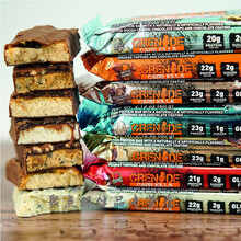 CARB KILLA 蛋白棒12根 健身户外运动骑行跑酷能量棒 白巧克力咸花生味