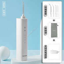美菱家用冲牙器便携式正畸专用水牙线电动洗牙器牙齿口腔清洁神器 珍珠白(家用款)