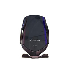 吉翔里抖音魔夹车载无线充电器新款智能红外感应车载无线充支架R1 黑色