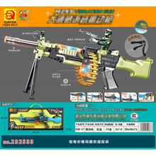 电动枪儿童玩具枪八音乐声光吃鸡98K振动枪玩具 696-37【盒】