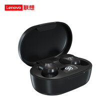 联想无线蓝牙耳机无感延迟双耳运动入耳式迷你隐形超长待机续航游戏小型降噪适用苹果12华为小米跑步通用 黑色