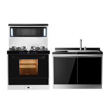 火星人（marssenger）E4BZ蒸箱集成灶+D7集成洗碗机 套装 液化气