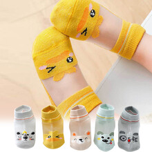 9i9久爱久婴儿袜子夏薄款宝宝网眼袜冰丝透气松口韩版袜船袜5双装地板精梳棉袜1-3岁20A113