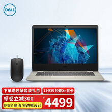 戴尔（DELL）成就3400轻薄本 14英寸网课办公学生手提商用笔记本电脑 i5-1135G7 16G 512G固态+1T定制 【11代酷睿】高性能核显 全高清屏