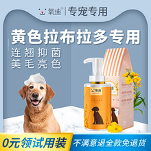 氧迪 拉布拉多犬拉不拉多专用沐浴露驱螨除菌止痒驱蚤除臭留香宠物沐浴用品狗狗洗澡用品沐浴露宠物香波 黄色/巧克力色拉布拉多犬专用香波