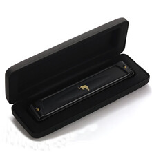 国光24孔复音演奏级生肖口琴-生肖狗（进口音簧、嵌入式、眼镜盒）雅典黑