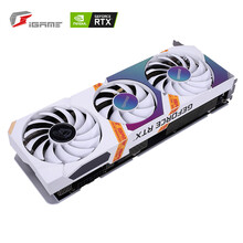 七彩虹（Colorful）iGame RTX3060 ti 8G AD\白色 LHR 游戏电脑显卡 RTX3060Ti Ultra W OC LHR锁