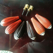 红木板胡轴  板胡机械木轴板胡配件板胡琴轴豫剧板胡琴轴铜轴 红木宽纹木把一对