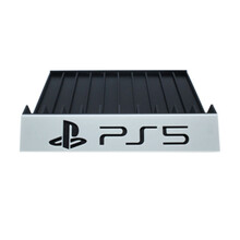光盘盒 光盘收纳    ps5主机游戏卡带盒收纳架 Play Station光盘游戏盒收纳架 ps5新半槽