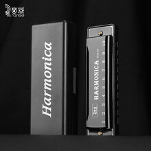 美妙斯 口琴 儿童卡通口琴布鲁斯复音 口琴玩具 10孔布鲁斯口琴