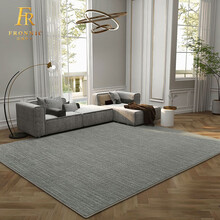 法绒羚卡 新西兰进口羊毛地毯纯色现代简约客厅沙发毯茶几垫轻奢风房间卧室床前床边毯 PLD-22 2.4米*3.4米