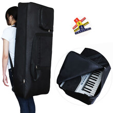 长尧61键电子琴包双肩背键盘包手提电钢琴包加厚电子琴包乐器配件 牛津电子琴软包+U型电子琴架