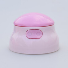 羽驰适用匡迪华象559卡通小猪儿童吸管杯盖560水壶瓶盖吸嘴头K-5328/9配件 粉红色配长吸管