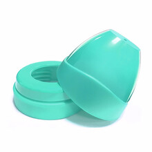 格罗咪咪Grosmimi液态硅胶奶嘴母乳质感奶嘴吸管杯配件把手盖子刷子韩国进口 抹茶绿杯盖+中间环