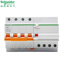 施耐德（Schneider）施耐德（Schneider） E9系列断路器 4P带漏电保护器 380V 25A 带漏保