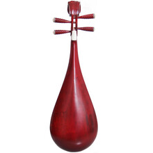 艾牧  练习 初学入门 成人 儿童 琵琶 乐器  红色上漆 硬木 梧桐木 面板 学生 演奏用琴 红木专业儿童琵琶素面款