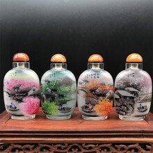 ♥未使用　中国　内画　鼻煙壷　４個セット　中国土産　骨董　古玩 2025年最新】中国 鼻煙壷の人気アイテム - メルカリ