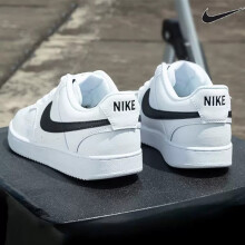 耐克（NIKE） 板鞋男鞋2024夏季新款COURT低帮运动鞋白色空军一号简版休闲鞋 DH2987-101小白鞋 41