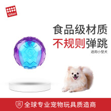 贵为GiGwi狗玩具小号透明G-Ball球狗狗玩具发声球高弹耐咬磨牙玩具球幼犬小型犬互动宠物玩具球