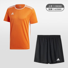 阿迪达斯 （adidas）足球服男款组队服套装球衣/短裤运动服团队DIY定制可印字 CD8366+AJ5880 M
