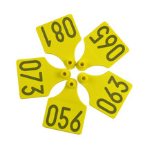 约克（YORK） 进口安乐福牛用耳标带字不带字耳标牛用标识记号牛耳标100付 带字牛大号