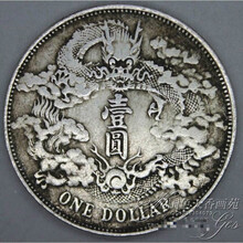 【仿古，6个价格】银圆银元袁大头真品大洋龙洋银币古币钱币宣统三年 曲须龙礼物SN5564