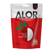 ALOR亚罗星ALOR马来西亚原装进口特产水果干办公室零食冻干水果 冻干红毛丹50g/包