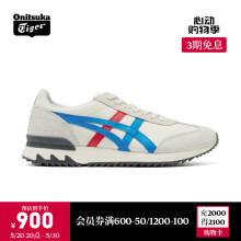 Onitsuka Tiger鬼塚虎运动休闲鞋男女厚底低帮复古减震慢跑鞋CALIFORNIA 78 EX 乳白色/灰色 41.5