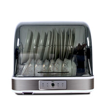 万昌不锈钢消毒柜小型立式 消毒碗柜家用迷你 桌面餐具消毒碗架台式 小号升级款烘干+紫外线