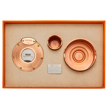 LUBINSKI鲁宾斯基 雪茄礼品套装 雪茄剪+雪茄烟灰缸+烟托持灰神器 玫瑰金-101