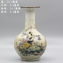粉彩花鳥文花瓶 大清乾隆年製 1426 大清乾隆年製】粉彩花鳥 花瓶 | ギャラリー寿