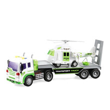 儿童玩具车挖掘机工程车大号货柜车卡车油罐车运输车汽车模型3-6岁男孩 W571D