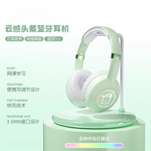 HKMW索尼（SONY）适用头戴式真无线蓝牙耳机2024新款运动降噪游戏电竞高音质女生 帕恰狗【LED呼吸灯物理降噪