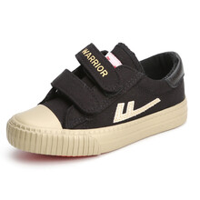 回力童鞋儿童帆布鞋男童2018秋季新款布鞋子板鞋宝宝休闲鞋小单鞋123 17-1313黑色 25码/175内长约17CM