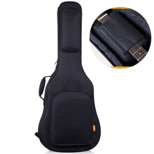 劳森（lawson） 双肩加厚琴包39寸40寸41寸民谣吉他包古典木吉他包琴包背包防水防震 41寸标准款 经典黑