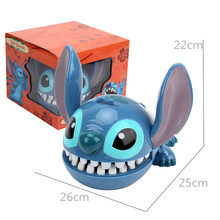 咬手指鲨鱼咬人史迪仔细菌小子鳄鱼恶犬减压按牙恶搞拔牙整蛊玩具愚人节抖音同款声光创意儿童玩具 超大号咬手史迪仔