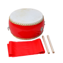 达麦欧 儿童鼓牛皮鼓小鼓大堂鼓幼儿园鼓儿童玩具鼓敲打鼓锣鼓打击乐器 8寸牛皮鼓+专业鼓架