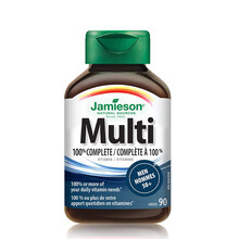 健美生Jamieson中老年男士多种复合维生素90片含VC维生素C西伯利亚人参叶黄素增强体质免疫力