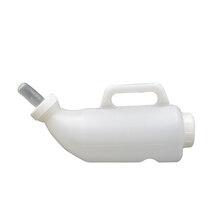 岩梦 加厚犊牛奶瓶 小牛奶壶硅胶牛用奶嘴塑料牛奶瓶 奶牛饲喂养殖器械 卧式2L牛奶壶