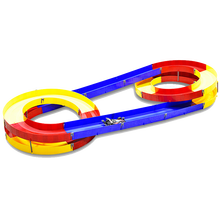 四驱车四驱兄弟配件家用跑道四驱车道轨彩色超级跑道玩具赛车跑道 YK12