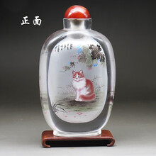 水晶内画鼻烟壶】价格_水晶内画鼻烟壶图片- 京东